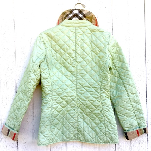 Burberry Mint Quilted Jacket - Picture 6 of 10